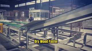Omzetmachine over Vouwdroogmachinelijn